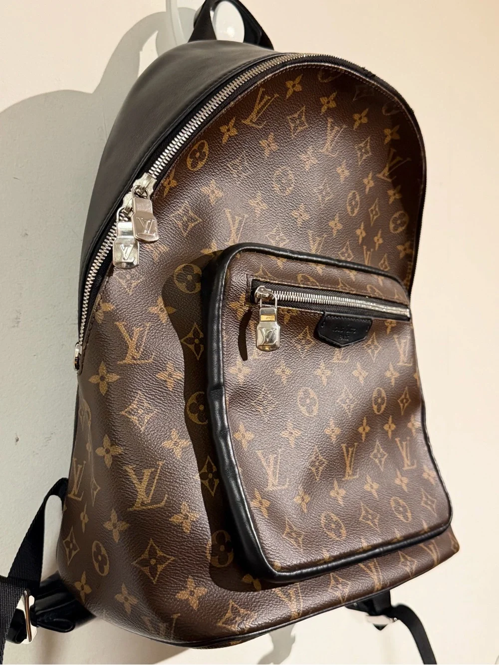 Louis Vuitton Josh Monogram Canvas Backpack in Brown/Tan